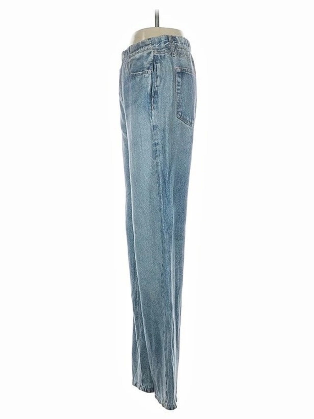 rag & bone sweatpants Miramar Wide Leg Jeans Blue XS Tall - Picture 4 of 7